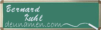 Bernard Kuhl Visitenkarte